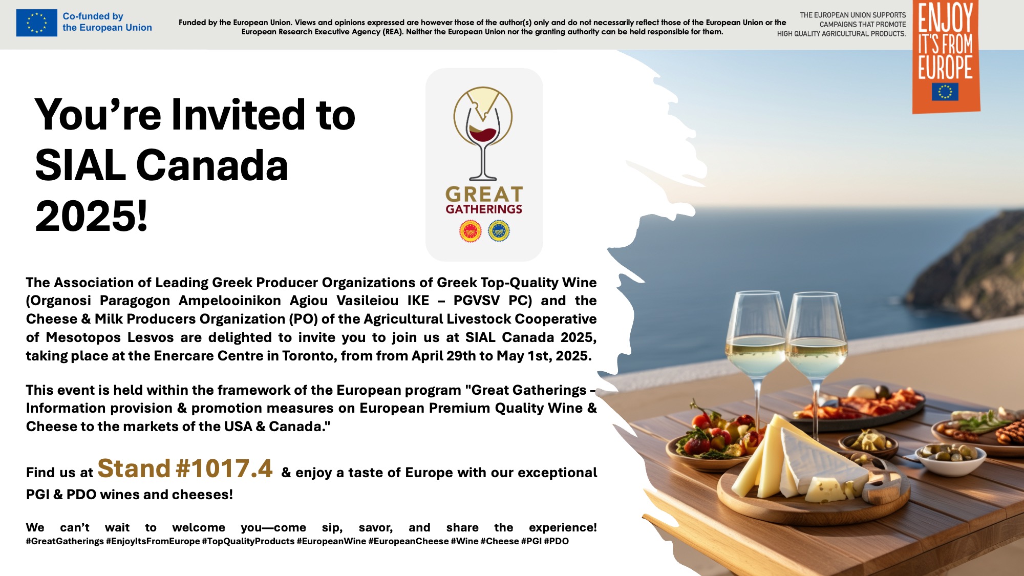 GREAT GATHERINGS_INVITATION SIAL CANADA 2025